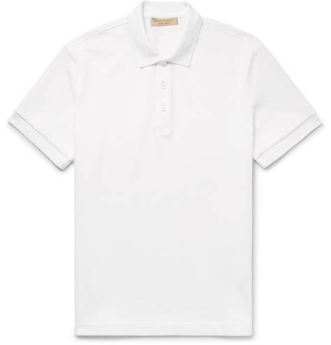 burberry london slim fit polo|mr porter Burberry polo shirts.